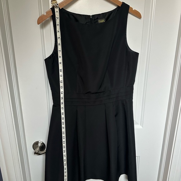 Taylor Black Sleeveless Fit and Flare Dress. Comfortable, Flattering cut LBD! - Picture 5 of 13